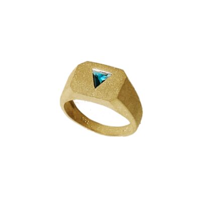 Alternative view of Anel Miquerinos em Ouro Amarelo 18k